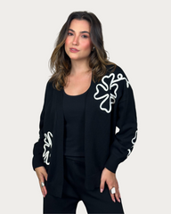 Cardigan Mocha Tricot e Calça Mocha Tricot