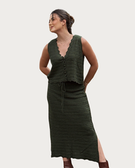 Conjunto Âmbar Verde Militar