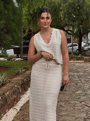 Conjunto Âmbar Bege