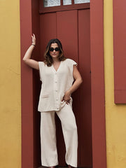 Conjunto Elo Bege