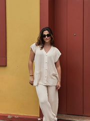 Conjunto Elo Bege
