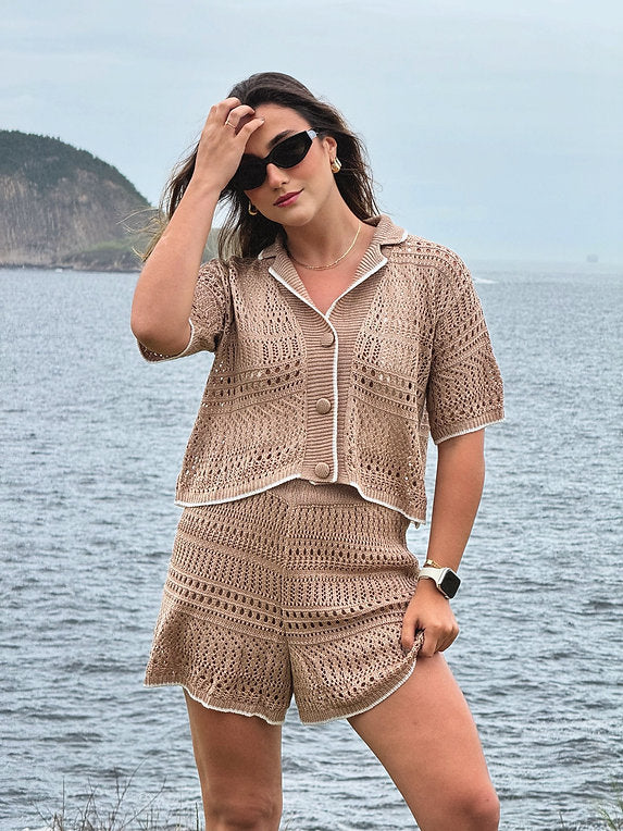 Conjunto Aura Bege
