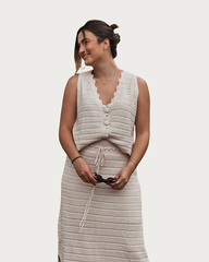 Conjunto Âmbar Bege