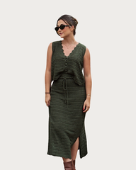 Conjunto Âmbar Verde Militar
