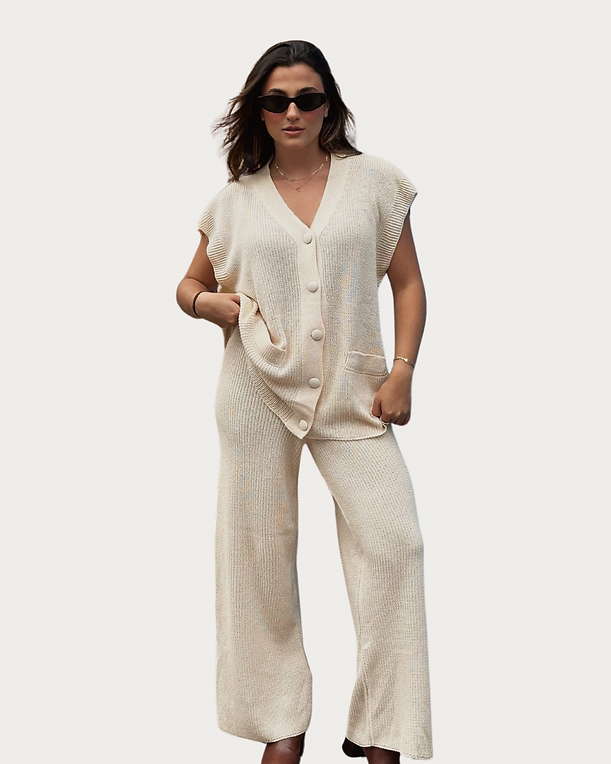 Conjunto Elo Bege